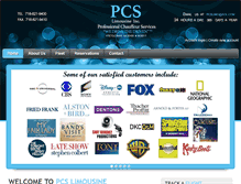 Tablet Screenshot of pcslimo.com